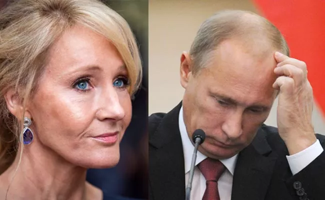 J K Rowling Slams Putin For Dragging Her Into Cancel Culture - Sakshi