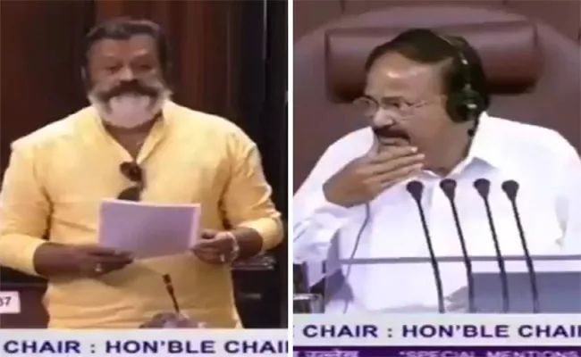 Vice President Ask Suresh Gopi Wearing Mask Or Snow Beard - Sakshi