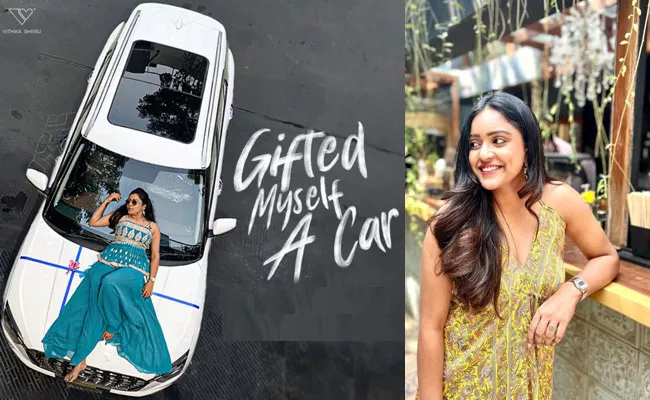 Bigg Boss Fame Vithika Sheru Buys New Car, Details Inside - Sakshi