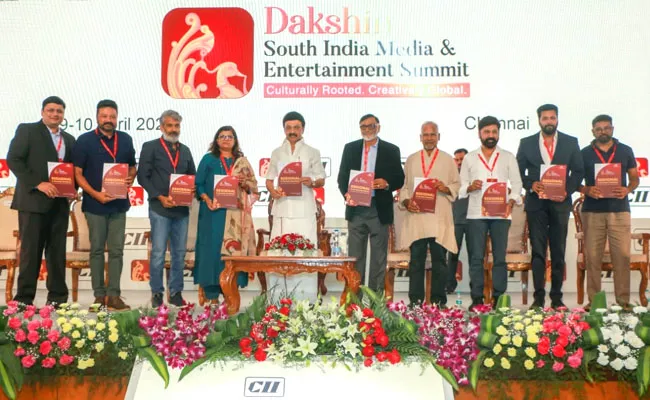 CM Stalin Launches South India Media And Entertainment Summit - Sakshi