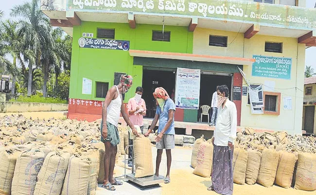 AP Government Aims To Procure 37 Lakh Tonnes Of Grain In Rabi - Sakshi