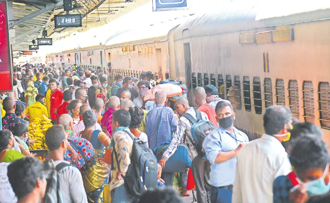 Huge Demand For Trains with Summer Holidays - Sakshi