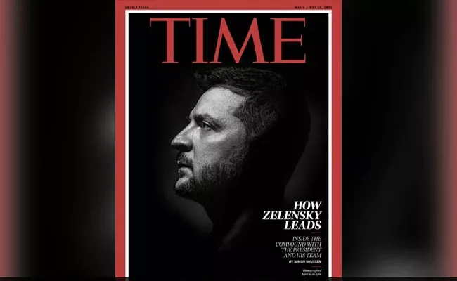 Zelensky On The Cover Of Time Magazine - Sakshi