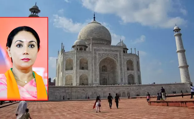 Taj Mahal Land Belongs To Jaipur royal family Says BJP MP - Sakshi