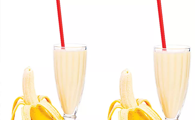 Summer Drinks: Banana Milkshake Recipe Health Benefits - Sakshi