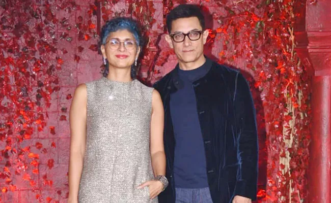 Aamir Khan, His Ex Wife Kiran Rao Attends Karan Johar Birthday Party - Sakshi