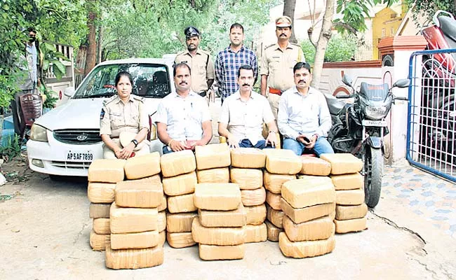 Seb Raids On Cannabis Smuggling Continue At Pendurthi - Sakshi