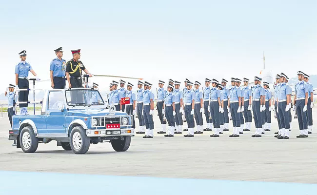 COAS General Manoj Pandey At Graduation Parade Air Force Academy - Sakshi