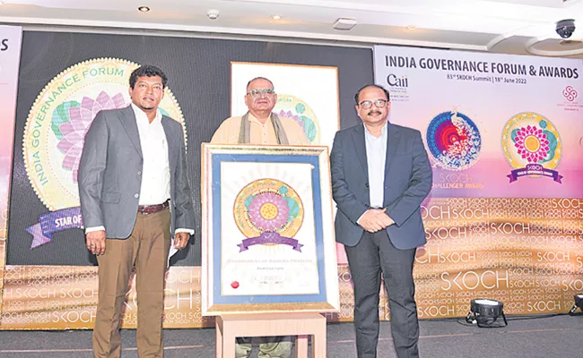 Four SKOCH Awards for Andhra Pradesh - Sakshi