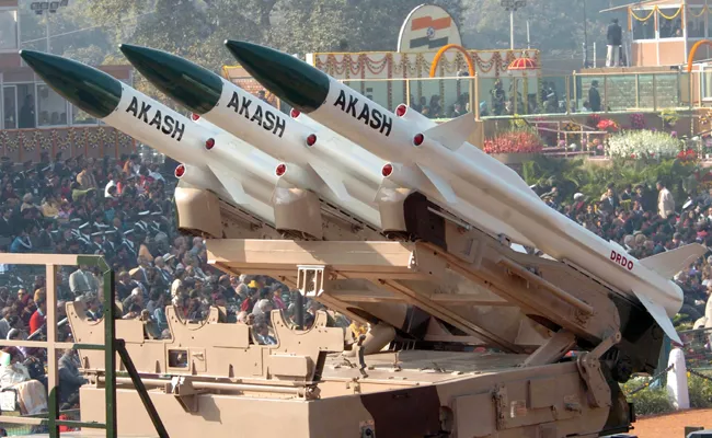 Tata, L And T Deliver 100th Missile Launcher For Akash Missile - Sakshi