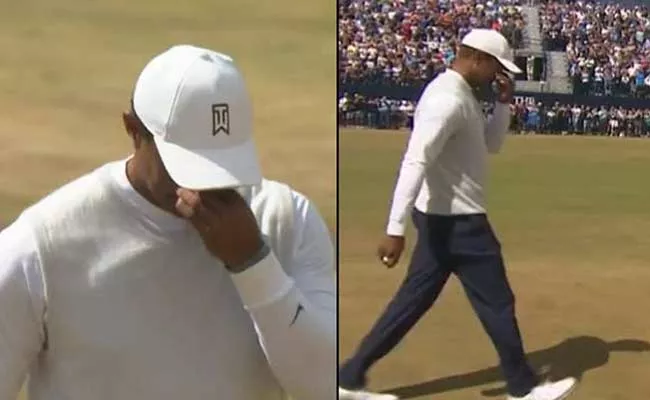Tiger Woods Gets Emotional After Getting Touching Send-off British Open - Sakshi