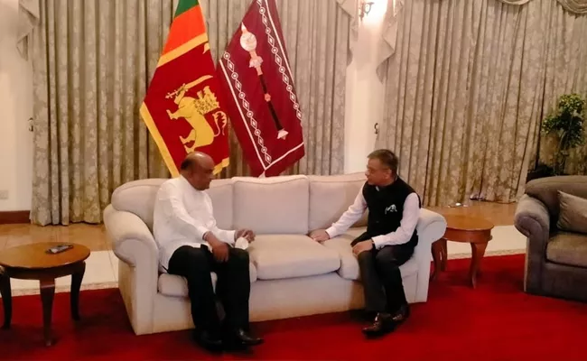 Indian High Commissioner In Colombo Met Speaker Will Continue To Be Supportive - Sakshi