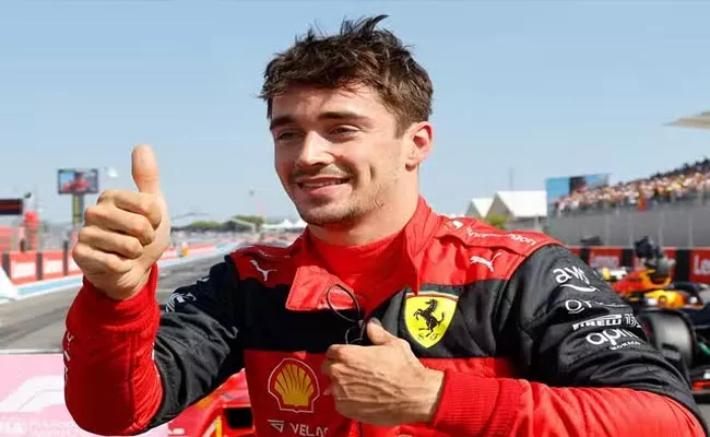 Charles Leclerc on pole for the French GP - Sakshi
