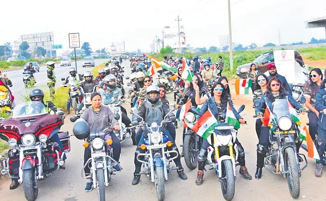 Bengaluru: Harshini Venkatesh Ride For A Cause Inspires Many - Sakshi