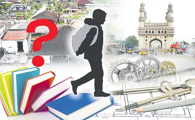 Engineering Colleges Closed In Telangana Villages - Sakshi