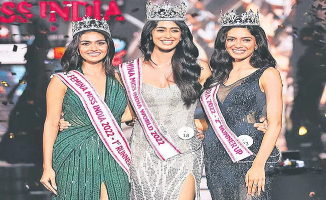 Sini Shetty from Karnataka becomes Femina Miss India World 2022 - Sakshi