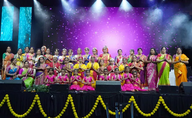 Telugu Traditional Dance Kuchipudi Perform In ATA - Sakshi