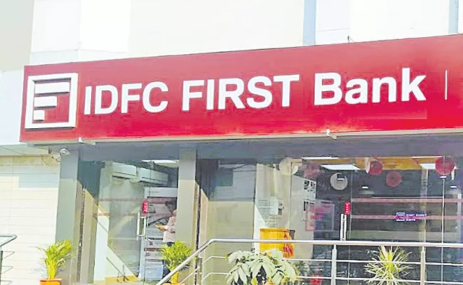 IDFC First Bank reports highest ever net profit at Rs 474 cr - Sakshi