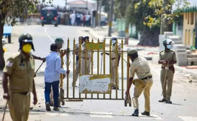 Tension Over Savarkar Poster Curfew Imposed In Shivamogga - Sakshi