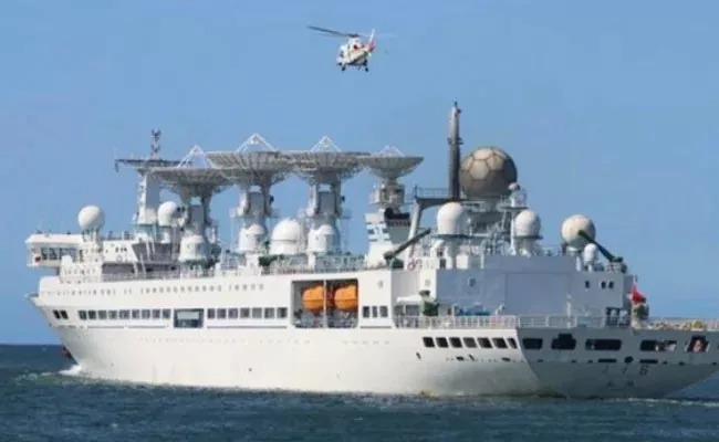 Chinese Ship Docked SriLanka Hambantota Port Amid India Concern - Sakshi