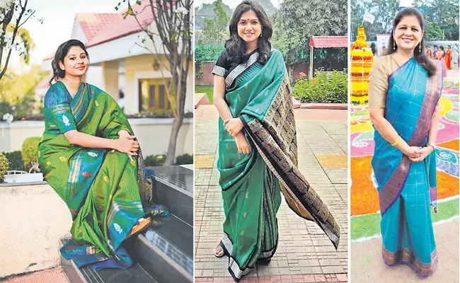 National Handloom Day: Smita Sabharwal Challnge On Natational Handloom Day - Sakshi