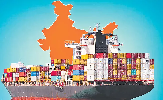 India's July trade deficit widens to record 31dollers bn - Sakshi