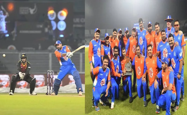 India Maharajas Beat World Gaints By 6 Wickets Legends League Cricket - Sakshi