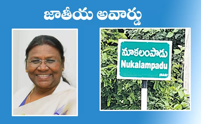 National Award For Nukalampadu Village At Khammam District - Sakshi