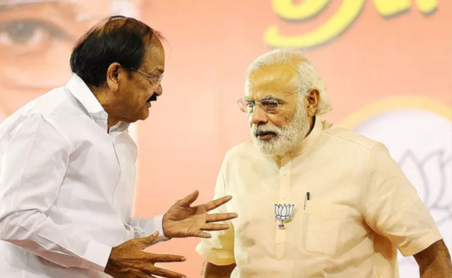 Venkaiah Naidu Suggest PM Modi To Meet Oppositions - Sakshi