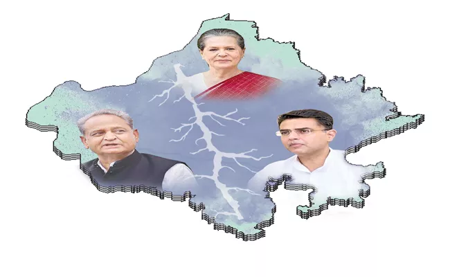 Rajasthan political crisis: Sonia Gandhi Upset with Gehlot After Revolt by MLAs - Sakshi