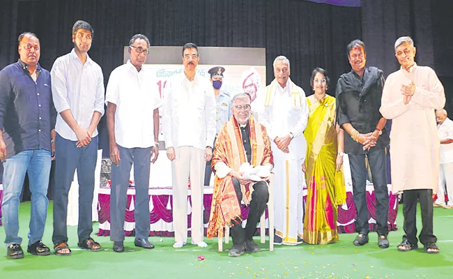 Tanikella Bharani was awarded Lok Nayak Sahitya Puraskar - Sakshi