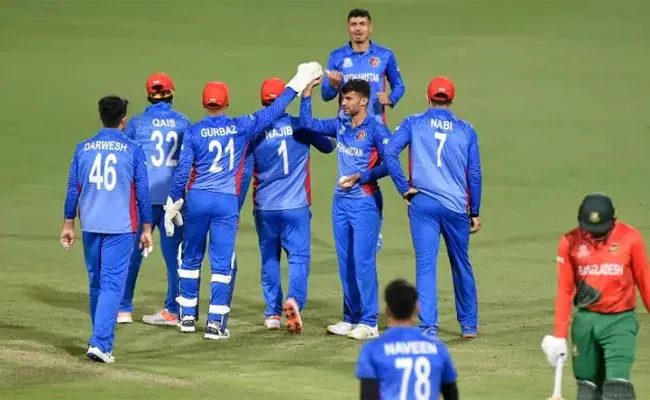 T20 WC Warm Up Matches: Afghanistan Beat Bangladesh By 62 Runs - Sakshi