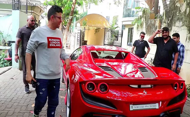 Om Raut Gifted Luxury Ferrari Car Worth Rs 4.02 Cr From Producer Bhushan Kumar - Sakshi