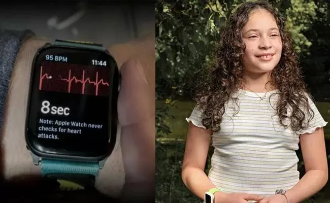 Apple Watch Alerted Abnormally High Heart Rate Of Girl - Sakshi