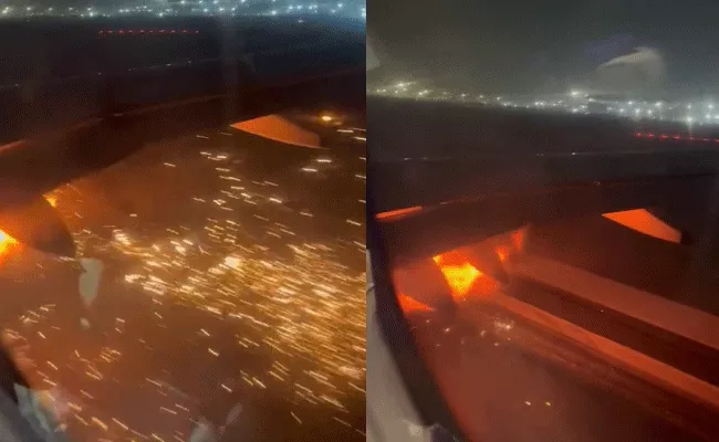 Bengaluru Indigo Flight Caught Fire On Runway Delhi - Sakshi