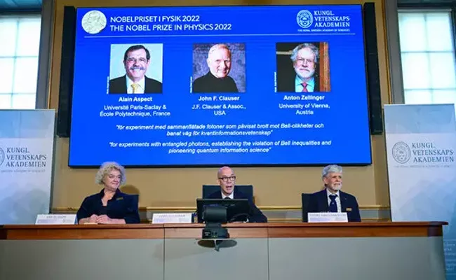Quantum Technology Scientists Got Nobel Prize For Physics 2022 - Sakshi