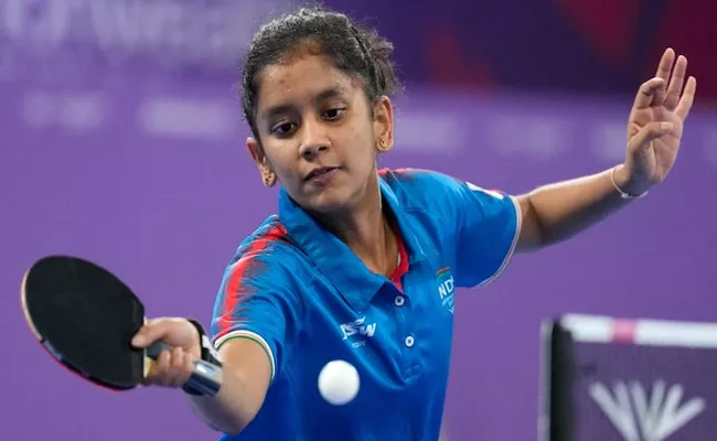 India women beat Egypt 3-1 to reach World team table tennis - Sakshi