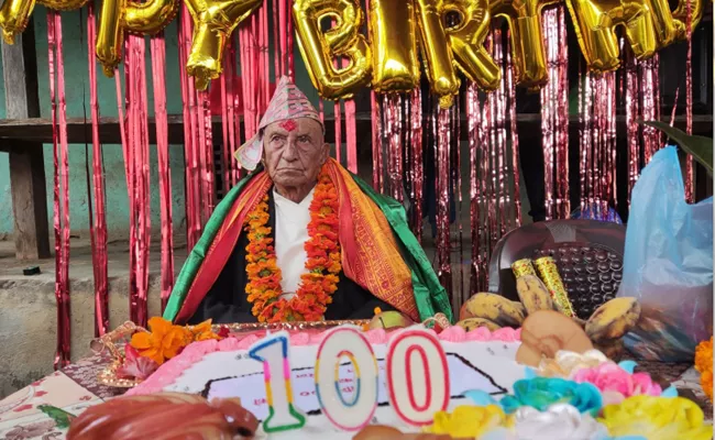 99 Year Old Pokharel Contest Against Former JPM Pushpa Kamal Dahal - Sakshi