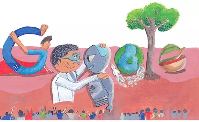 Doodle For Google 2022: Meet Winner Kolkata Shlok Mukherjee - Sakshi