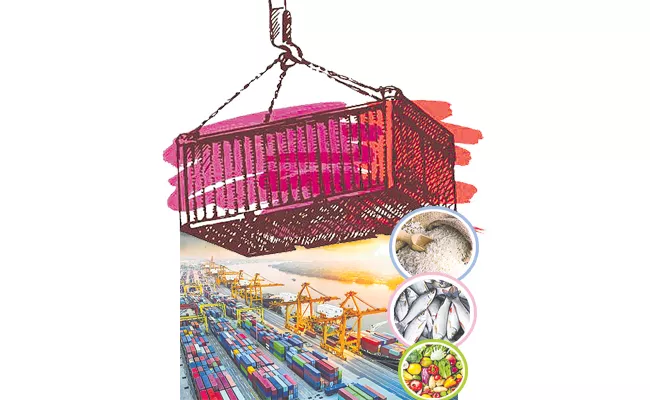 Record exports of food and aqua products from Andhra Pradesh - Sakshi