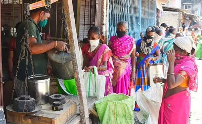Ration Rice Illegal scam from ration dealer to miller - Sakshi