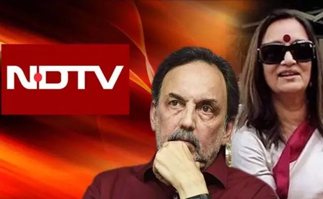 NDTV Prannoy Radhika Roy resigned as directors KTR unfollowed - Sakshi