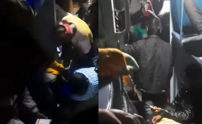 Indian Train Coach With Overloaded Passengers Viral - Sakshi