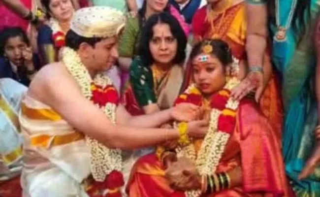 Karnataka IT Employee marries girl from orphanage - Sakshi