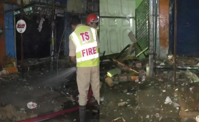Blast In Nizamabad After Man Shakes Box Of Chemicals Telangana - Sakshi
