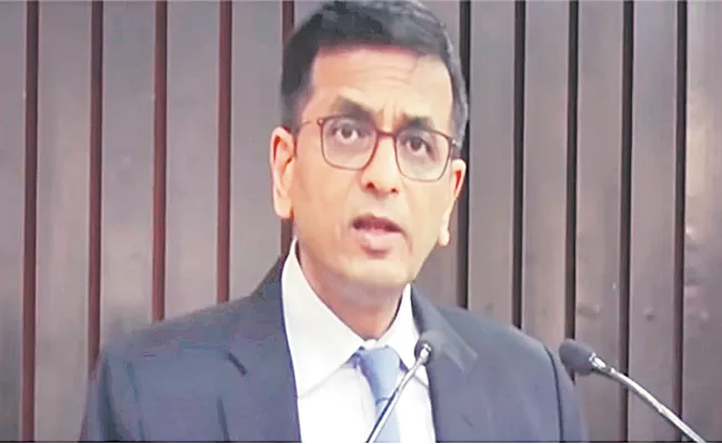 Trust us to be guardians of liberties of our citizens Says CJI DY Chandrachud - Sakshi