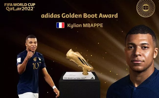 Kylian Mbappe Wins Golden Boot In FIFA World Cup 2022 - Sakshi