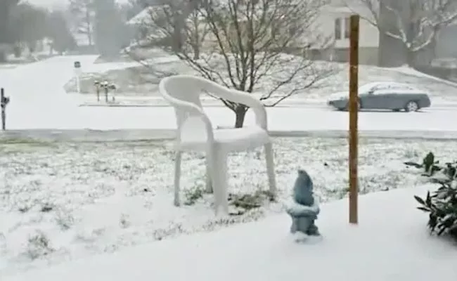 Stunning Time Lapse Video Captures 48 Hours US Snow Town - Sakshi