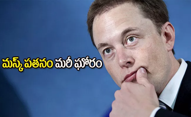 Never Before Elon Musk Wealth Fall Sensation In Human History - Sakshi
