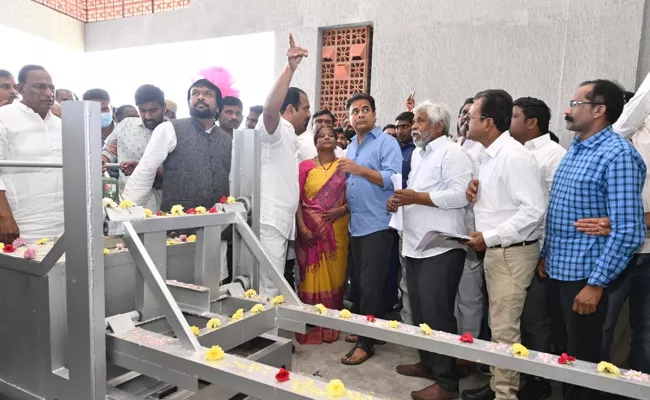 Minister KTR Launches Multi Faith Funeral Facility in Fathullaguda - Sakshi